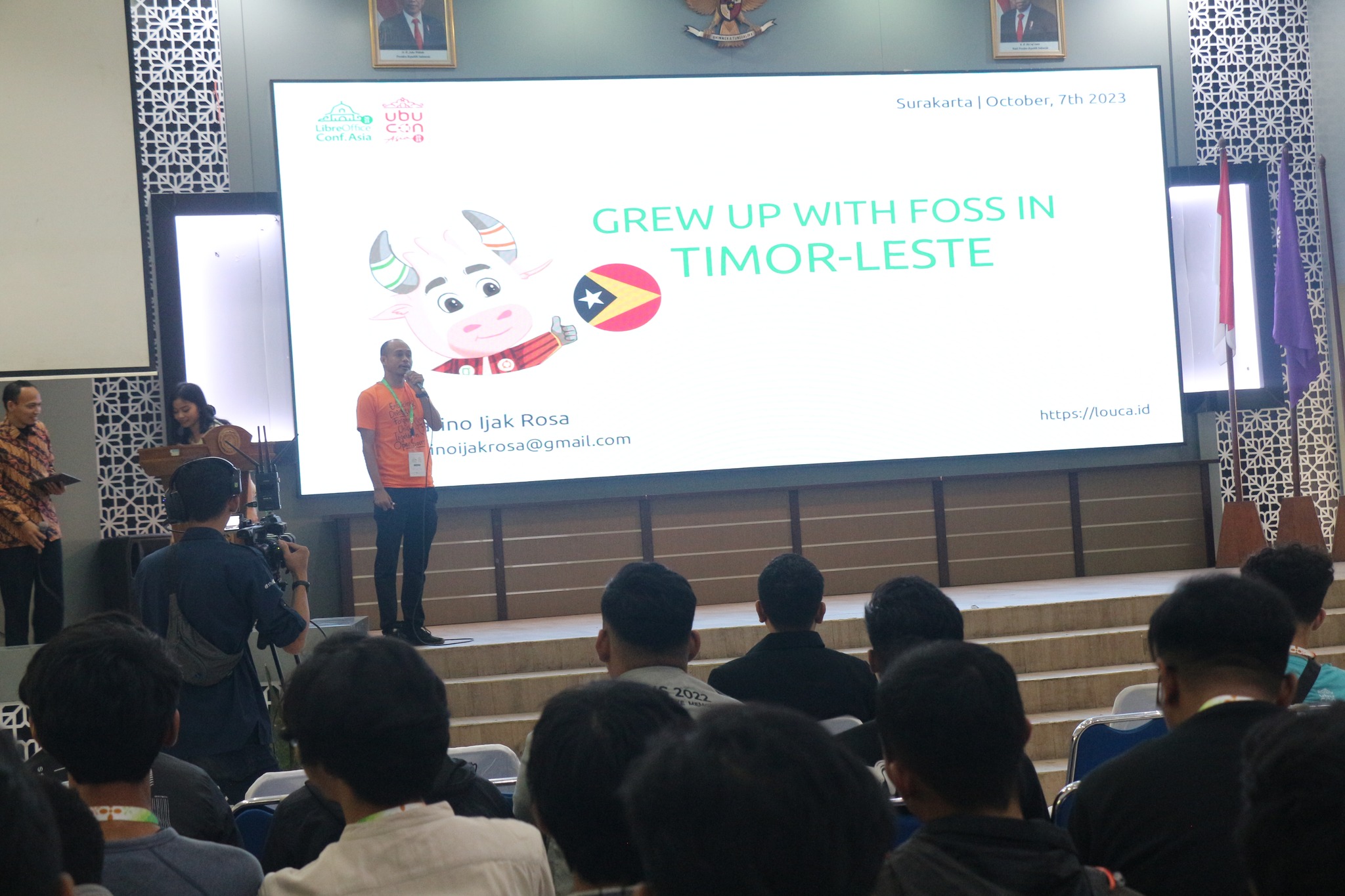 FDSL sai Orador iha Conferensia Libre Office & Ubuntu Asia “LOUCA23”